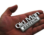 Old Man 👴 Edition Car Emblem