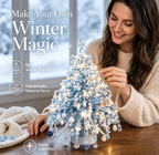 🎄✨ DIY Beaded Christmas Tree Kit – 🎅Create Your Own Sparkling Holiday Decoration
