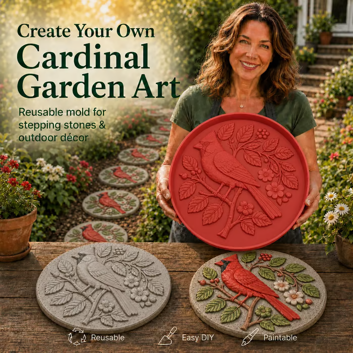 💥 LAST DAY 49% OFF - 🌻 Reusable Sunflower Stepping Stone Mold