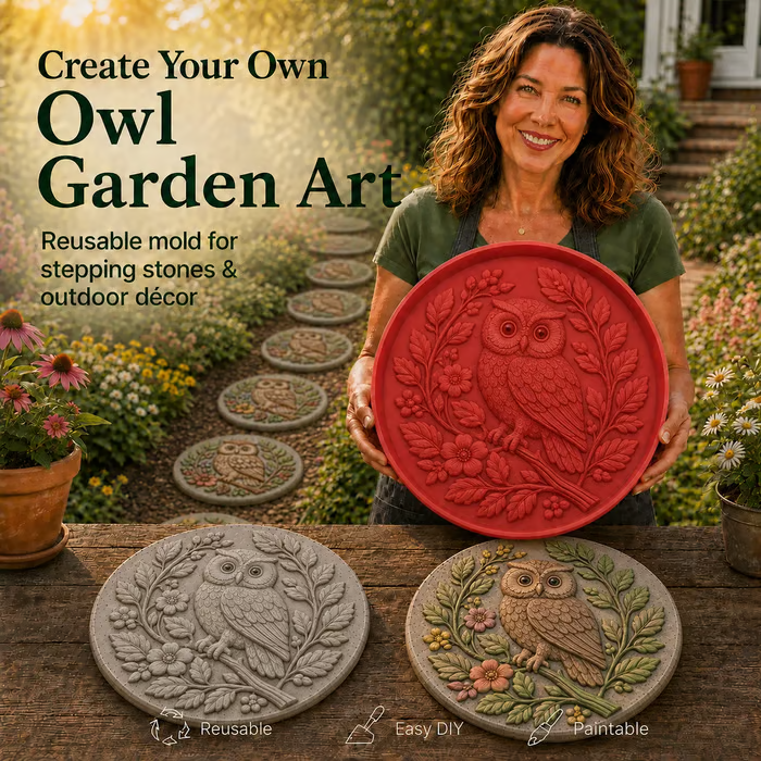 💥 LAST DAY 49% OFF - 🌻 Reusable Sunflower Stepping Stone Mold