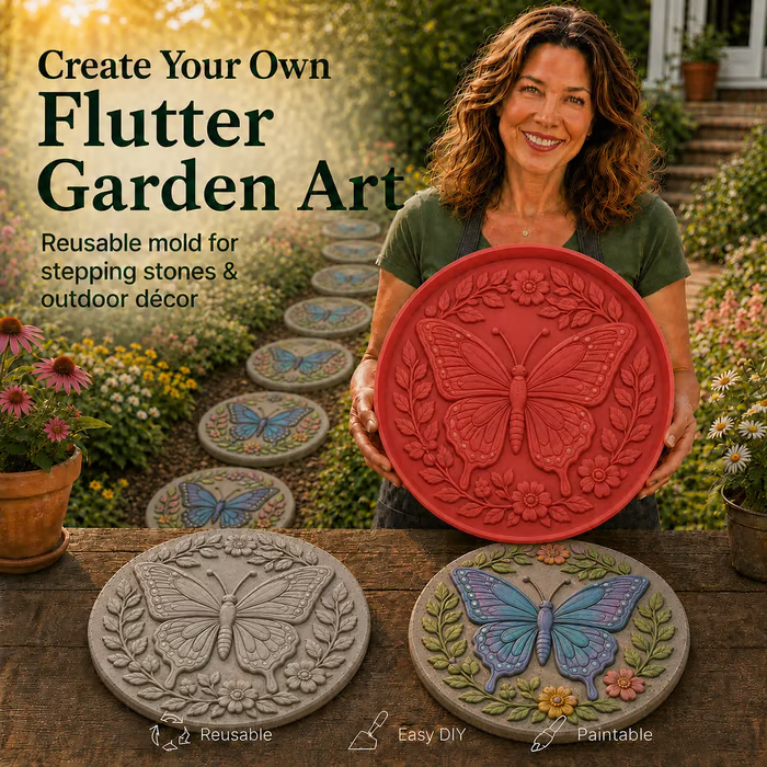 💥 LAST DAY 49% OFF - 🌻 Reusable Sunflower Stepping Stone Mold