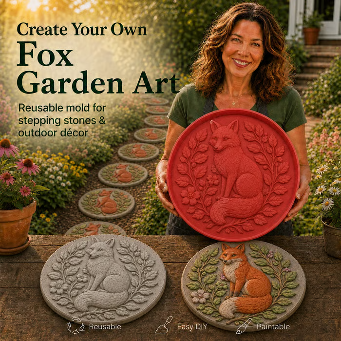💥 LAST DAY 49% OFF - 🌻 Reusable Sunflower Stepping Stone Mold