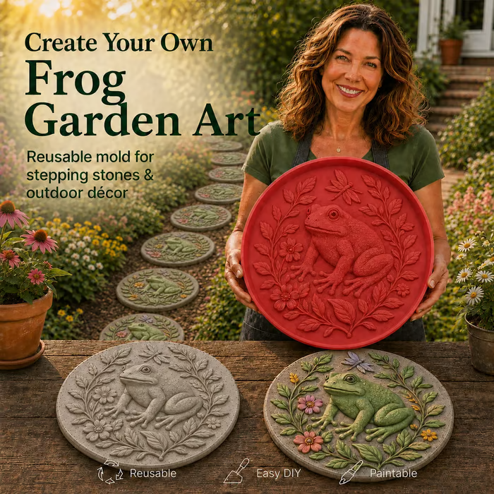 💥 LAST DAY 49% OFF - 🌻 Reusable Sunflower Stepping Stone Mold