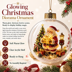 🔥LAST DAY 50% OFF - 🎄Glowing Christmas Diorama Ornament – A Tiny Winter World in Your Hands