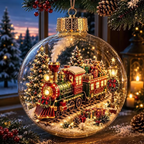 🔥LAST DAY 50% OFF - 🎄Glowing Christmas Diorama Ornament – A Tiny Winter World in Your Hands