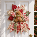 🎄Beginner-Friendly Oversized Christmas Character Quilted Door Hanger Sewing Kit | Complete Kit with All Tools & Step-by-Step Guide Included 💕