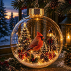 🔥LAST DAY 50% OFF - 🎄Glowing Christmas Diorama Ornament – A Tiny Winter World in Your Hands