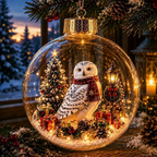 🔥LAST DAY 50% OFF - 🎄Glowing Christmas Diorama Ornament – A Tiny Winter World in Your Hands