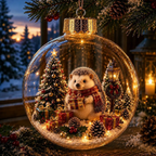 🔥LAST DAY 50% OFF - 🎄Glowing Christmas Diorama Ornament – A Tiny Winter World in Your Hands