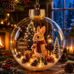 🔥LAST DAY 50% OFF - 🎄Glowing Christmas Diorama Ornament – A Tiny Winter World in Your Hands