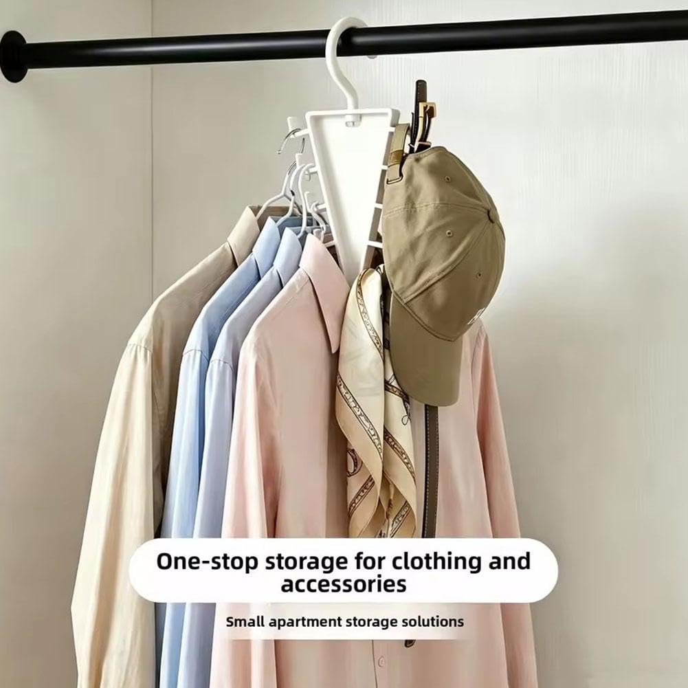 🎁 Multi-Functional V-Shaped Double Sided Hanger Storage Rack ✨