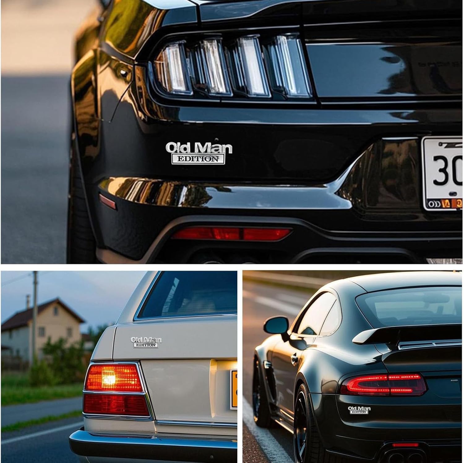 Old Man 👴 Edition Car Emblem