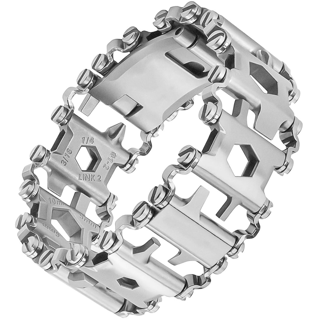 29 in 1 Multitools Stainless Steel Tool Wearable Bracelet for Men Compatible