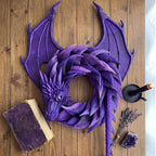 🐉 Handmade Dragon Wreath Wall Decor✨Gothic Fantasy Door Hanging ✨(20cm)