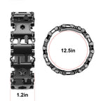 29 in 1 Multitools Stainless Steel Tool Wearable Bracelet for Men Compatible