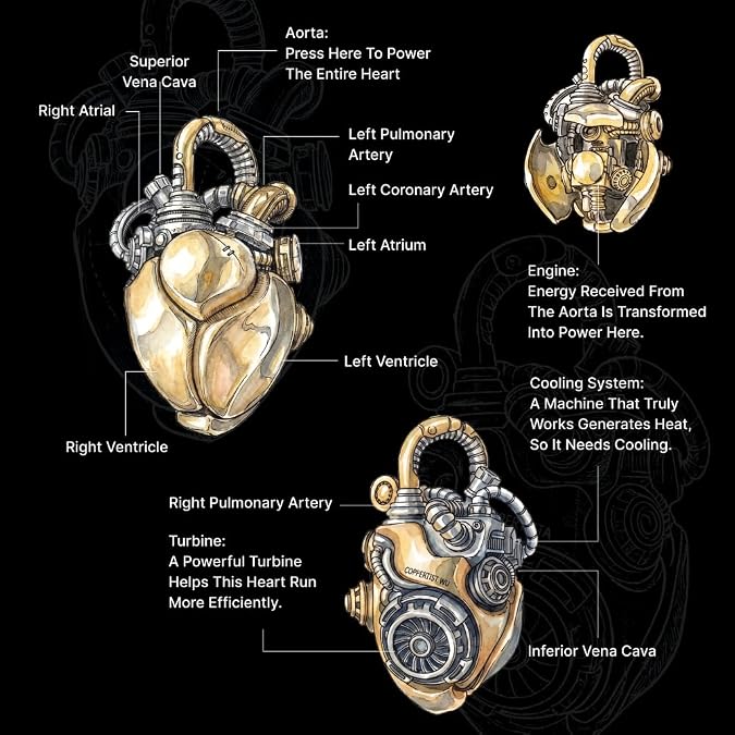Gothic Steampunk Pendant（Pendant only, without necklace）