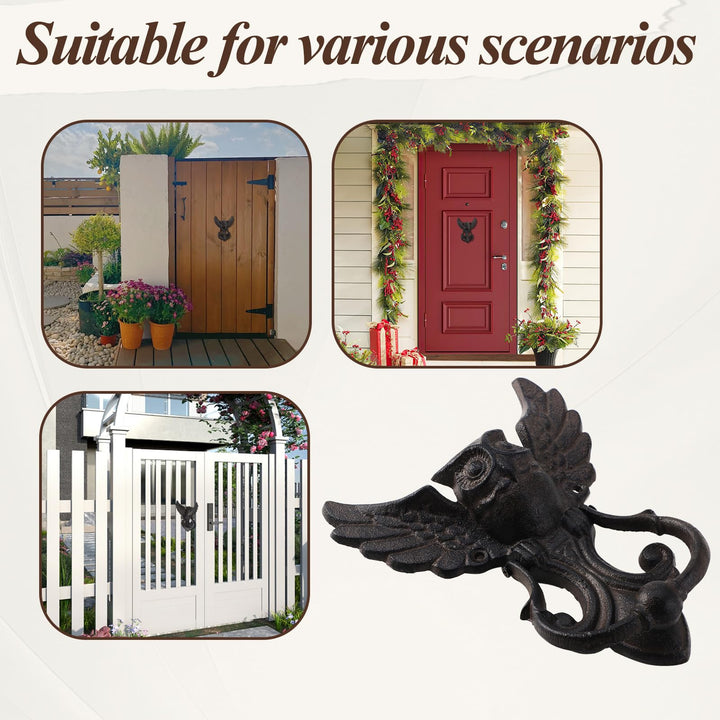Owl Door Knocker – Heavy Duty Iron Door Handle