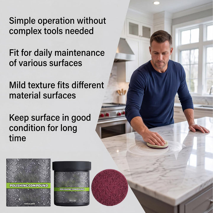 Surface Restoration Polish with Pad, Scratch & Swirl Remover