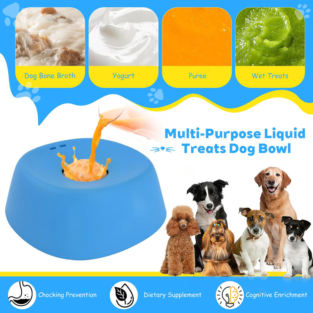 🐶 Enrichment Ball-Roll Dog Lick Bowl ❤️