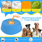 🐶 Enrichment Ball-Roll Dog Lick Bowl ❤️