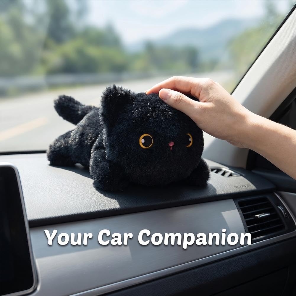 🐈 Magnetic Plush Cat Car Decor 🐱