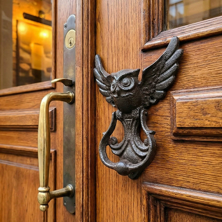 Owl Door Knocker – Heavy Duty Iron Door Handle