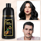 Dark Brown Hair Color Shampoo for Gray Hair 500ML Hair Dye Shampoo for Men & Women