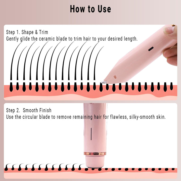 ✨ ✨ Rechargeable 2-in-1 Body and Facial Epilator ❤️