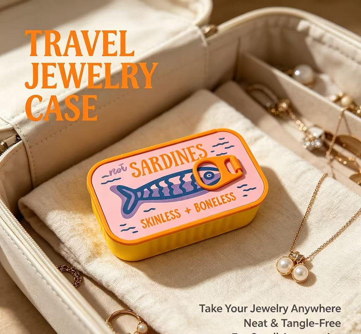 Sardine Tin Jewelry Box, 3d Printed Sardine Tin Like Jewelry Case