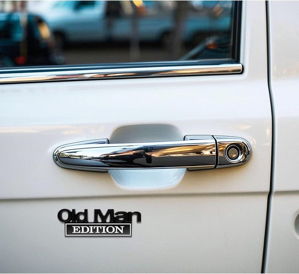 Old Man 👴 Edition Car Emblem