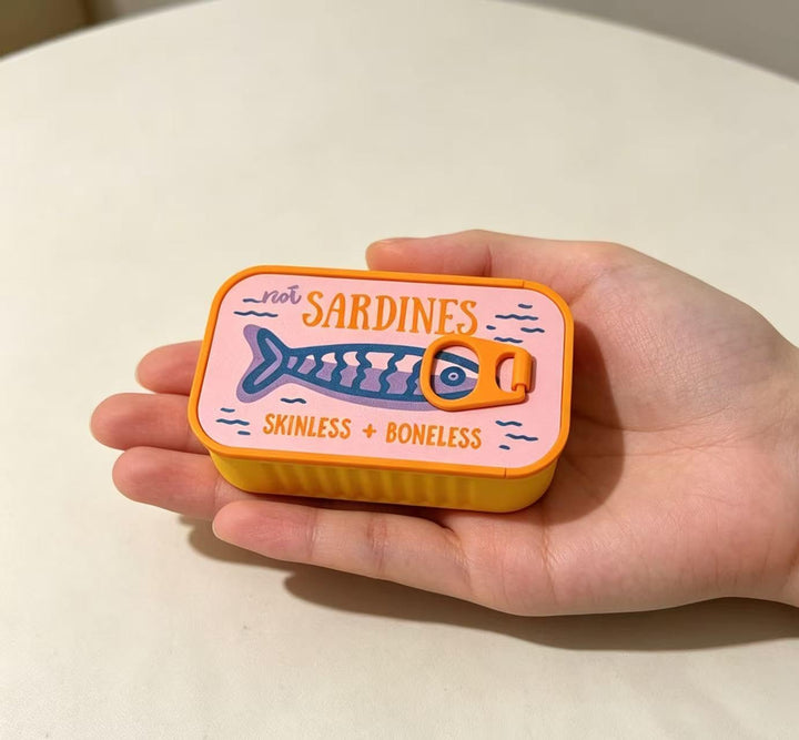 Sardine Tin Jewelry Box, 3d Printed Sardine Tin Like Jewelry Case