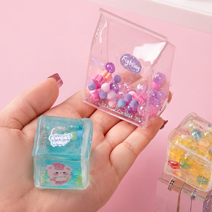 DIY Craft Creative Blow Bubbles Double Sided Tape，Clear Nano Tape,  with Sequin Removable