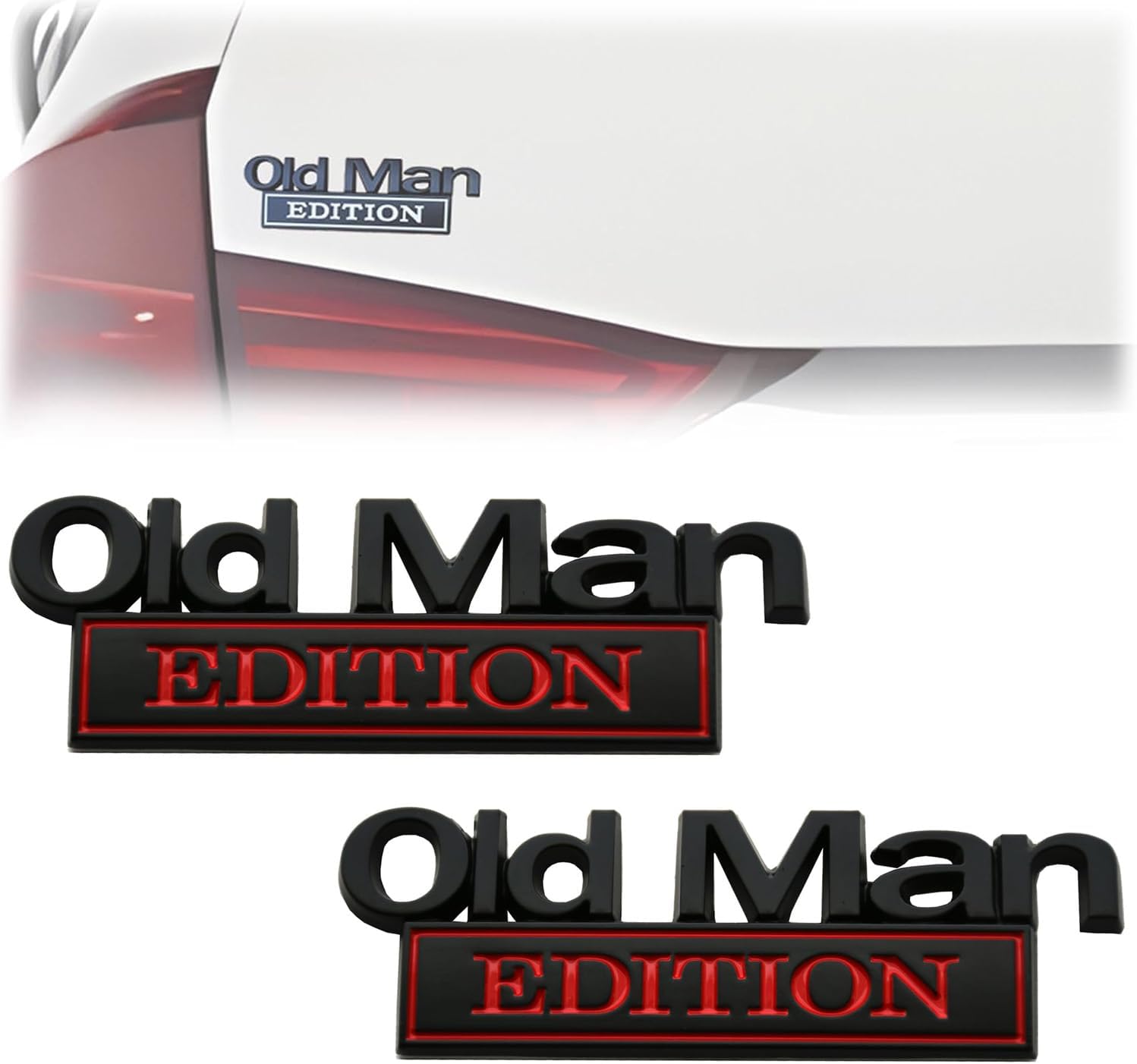 Old Man 👴 Edition Car Emblem