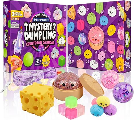 2026 Squishy Advent Calendar, 25 Day Christmas Countdown