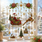 🔥Handmade Christmas Stained Glass Window Hanging🔥