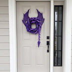 🐉 Handmade Dragon Wreath Wall Decor✨Gothic Fantasy Door Hanging ✨(20cm)