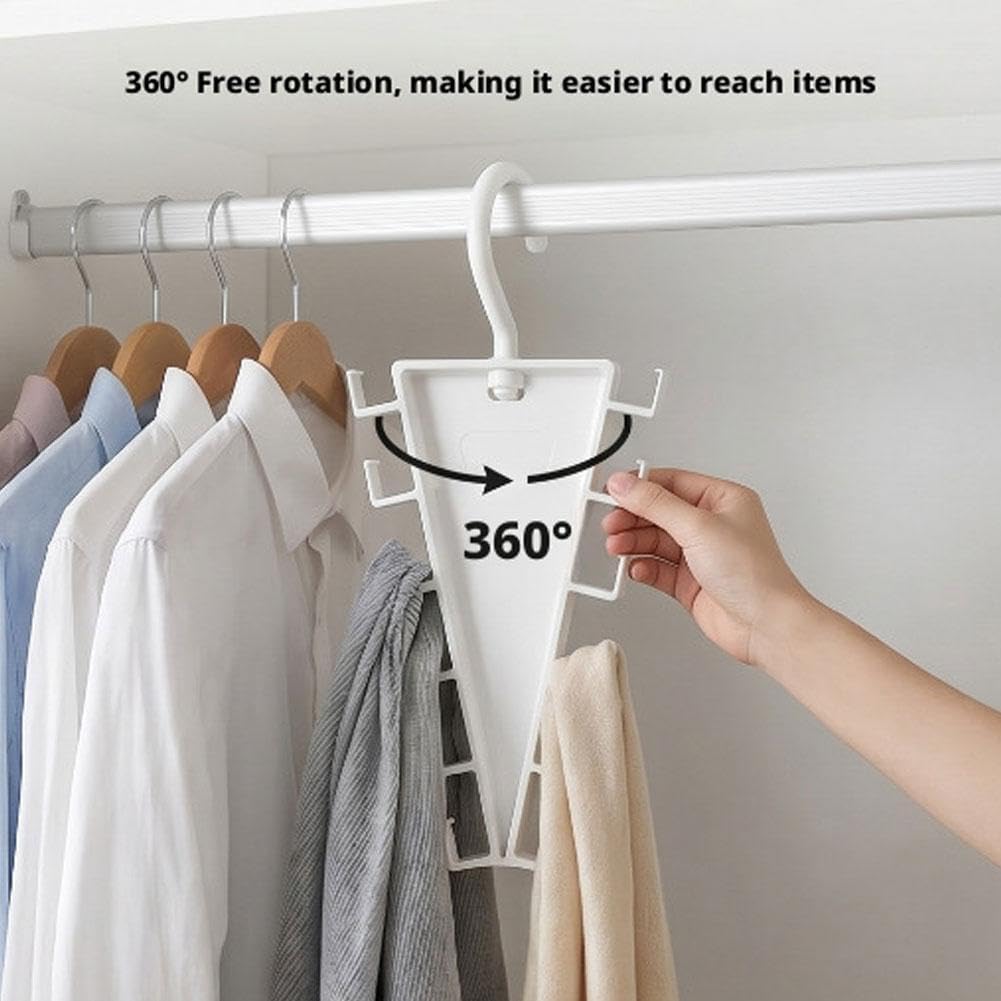 🎁 Multi-Functional V-Shaped Double Sided Hanger Storage Rack ✨