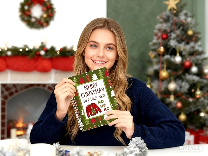 Merry Christmas! Christmas Gift Card Book (Buy 1 Get Free 1)