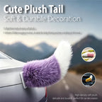 Remote Control Electric Wagging Plush Tail, Cute Animal Trunk Decoration