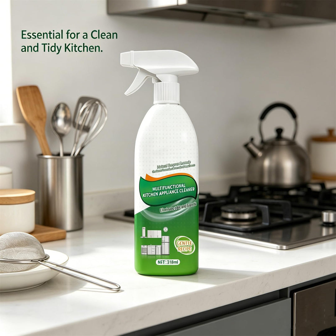 Heavy Duty Oil Stain Remover, 318ml Multi-Purpose Kitchen Cleaner Spray For Cooktop