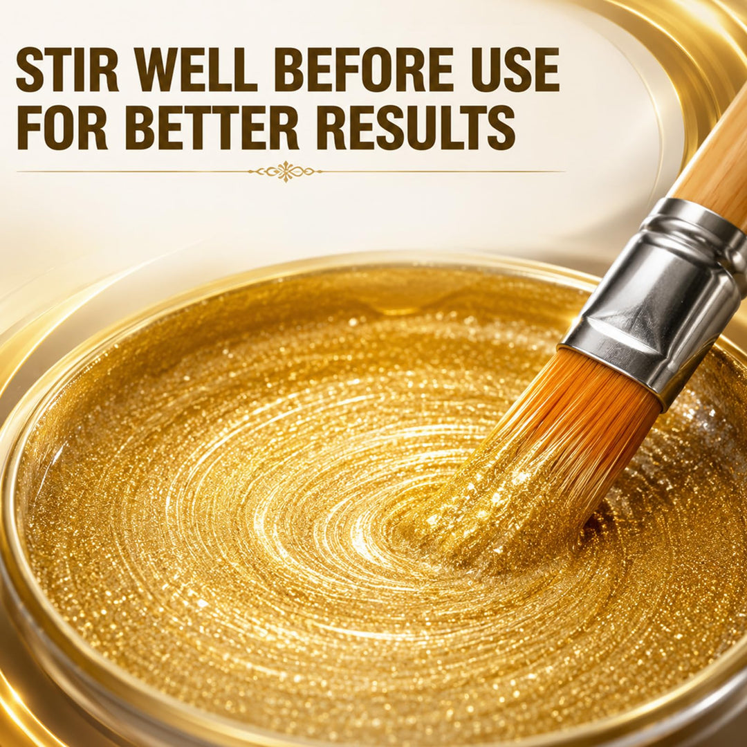 🧹 Weather Resistant Water Based Gold Paint ✨