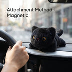 🐈 Magnetic Plush Cat Car Decor 🐱