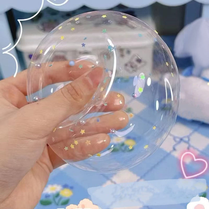 DIY Craft Creative Blow Bubbles Double Sided Tape，Clear Nano Tape,  with Sequin Removable