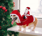 Santa Dog Costume-Christmas Pet Coat