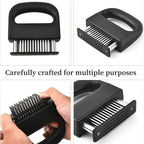 🥩 Meat Tenderizer with 48 Stainless Steel Ultra Sharp Needle Blades