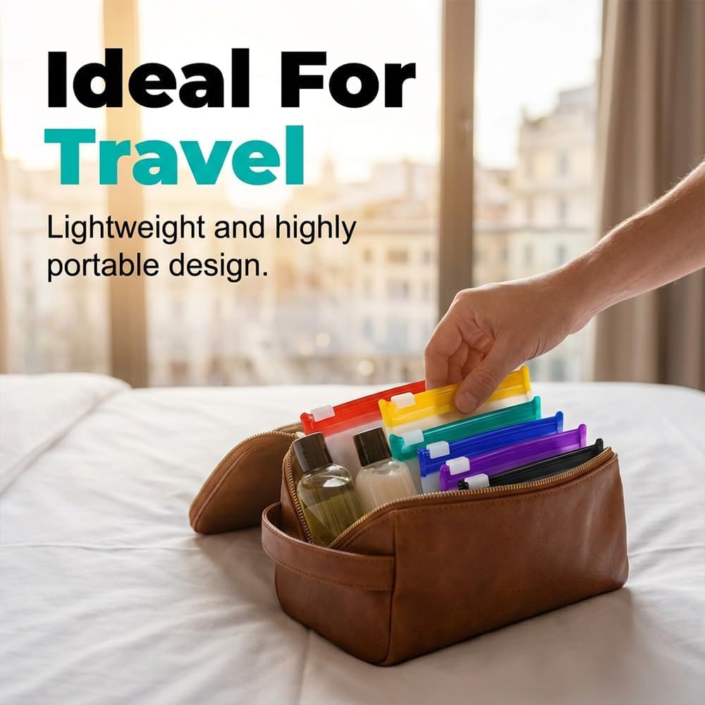 ✨Self-Sealing Zipper Medicine Bags✨Reusable Pill Organizer Pouches for Travel