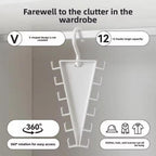 🎁 Multi-Functional V-Shaped Double Sided Hanger Storage Rack ✨