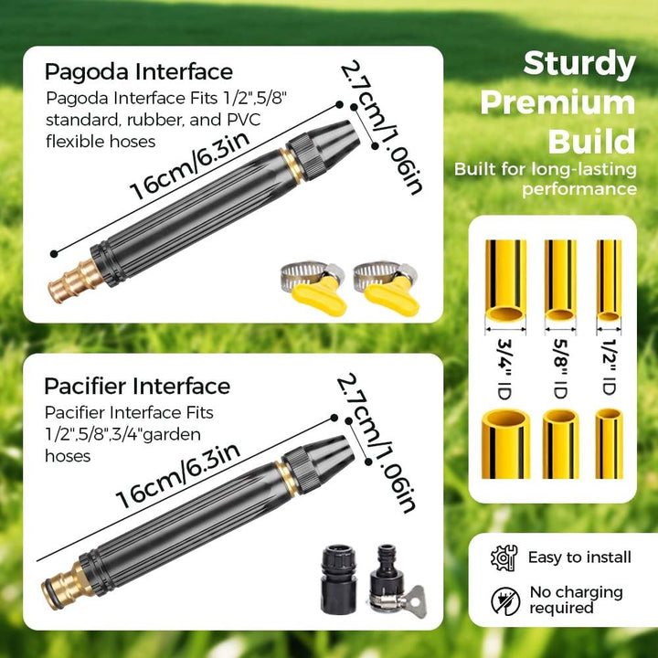 High Pressure Power Washer Nozzle with Connector Set ✨