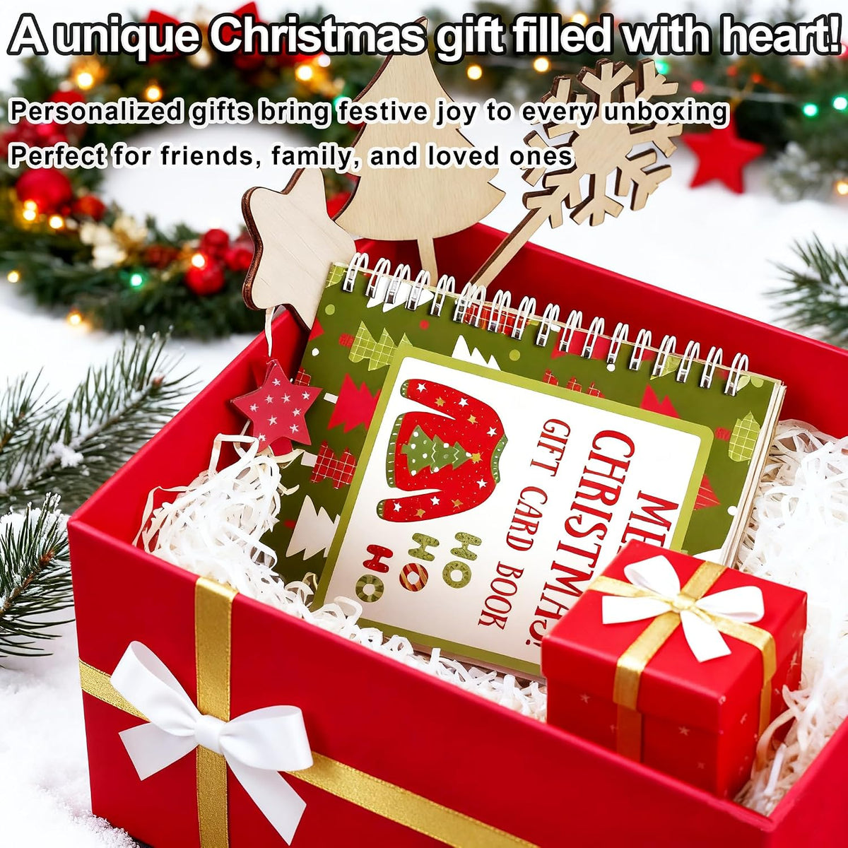 Merry Christmas! Christmas Gift Card Book (Buy 1 Get Free 1)