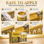🧹 Weather Resistant Water Based Gold Paint ✨